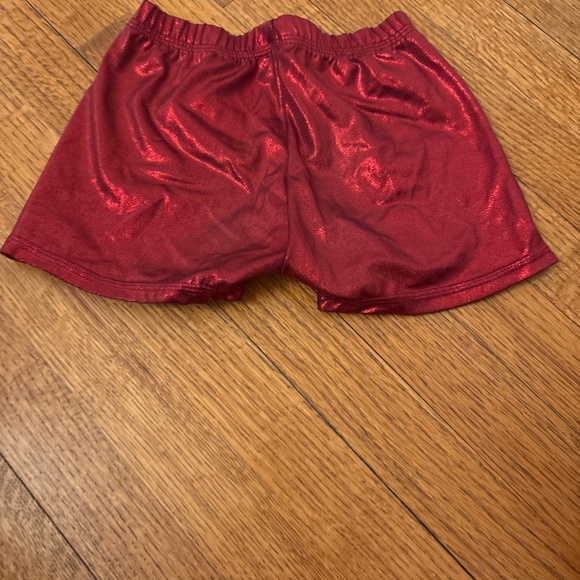 Red Gymnastics coverup shorts! - Picture 2 of 2